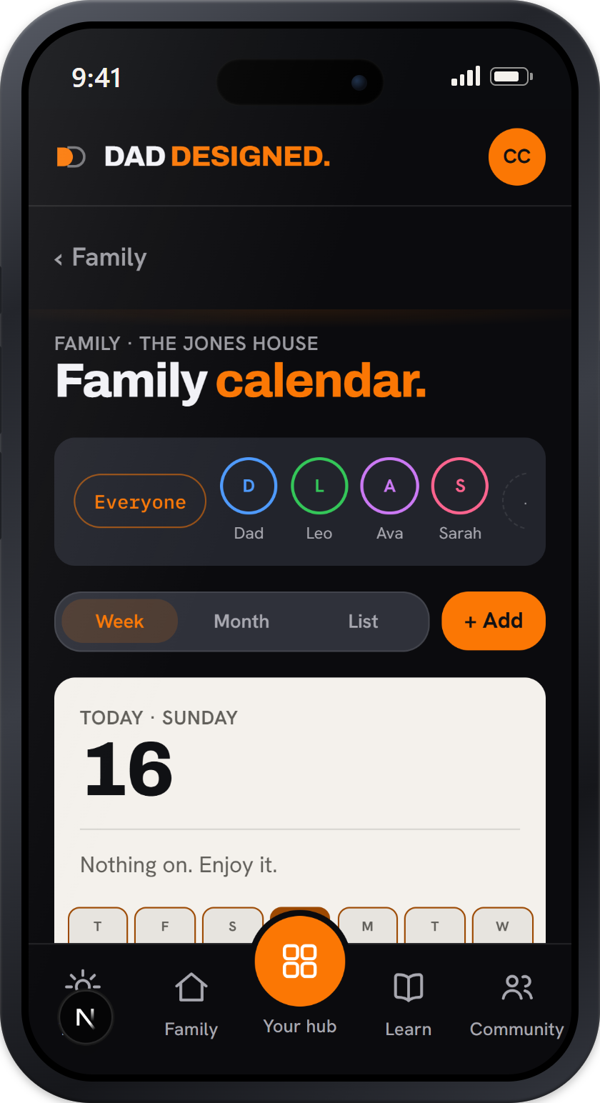 Family calendar